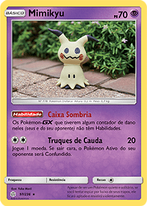 Mimikyu (97/236) - Carta Avulsa Pokemon