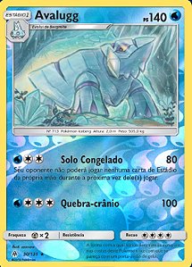 Avalugg (30/131) REV FOIL - Carta Avulsa Pokemon