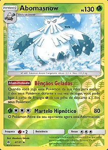 Abomasnow (4/131) REV FOIL - Carta Avulsa Pokemon