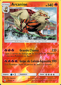 Arcanine (22/214) REV FOIL - Carta Avulsa Pokemon