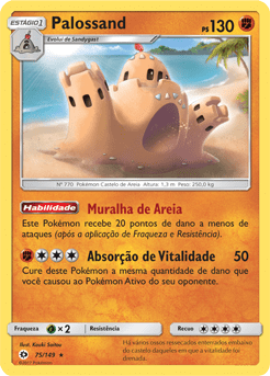 Palossand (75/149) REV FOIL - Carta Avulsa Pokemon
