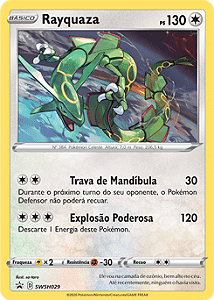 Carta Pokémon Rayquaza GX 177a/168 - Destinos Brilhantes