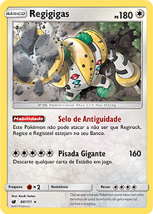 Pokemon figura de ação normal tipo regigas figura dos desenhos