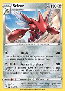 Scizor (128/192) REV FOIL - Carta Avulsa Pokemon