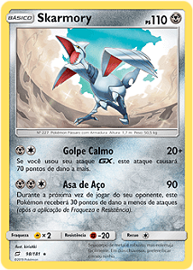 Skarmory (98/181) REV FOIL - Carta Avulsa Pokemon