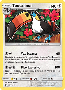 Toucannon (108/149) REV FOIL - Carta Avulsa Pokemon