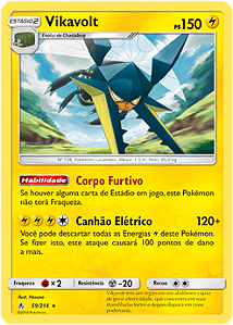 Vikavolt (59/214) FOIL - Carta Avulsa Pokemon