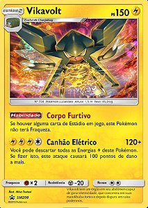 Vikavolt (SM208) FOIL - Carta Avulsa Pokemon