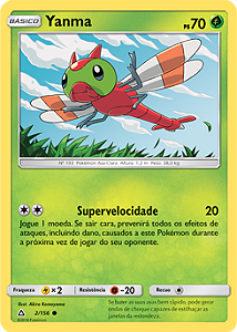 Yanma (2/156) - Carta Avulsa Pokemon