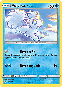 Vulpix de Alola / Alolan Vulpix (27/147) - Carta Avulsa Pokemon