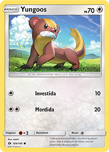 Yungoos (109/149) - Carta Avulsa Pokemon