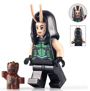 Mantis e Baby Groot (Guardiões da Galáxia Vol.2) - Minifigura de Montar Marvel