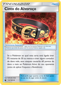 Cinto do Alvoroço / Hustle Belt (134/168) REV FOIL - Carta Avulsa Pokemon