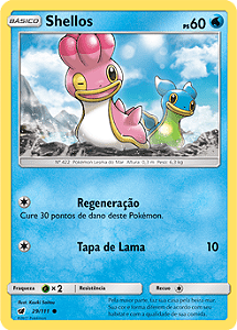 Shellos (29/111) - Carta Avulsa Pokemon