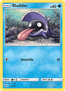 Shellder (33/149) - Carta Avulsa Pokemon