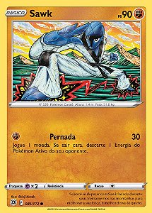 Sawk (81/172) - Carta Avulsa Pokemon