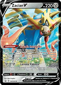 Zacian V Foil Pokémon Carta Em Português 16/25