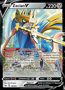 Zacian Lv.X (SWSH135/71) - Carta avulsa Pokemon - Planeta Nerd-Geek