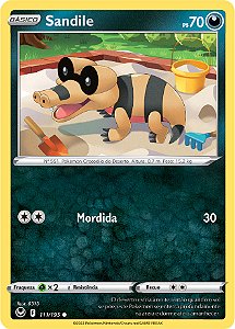 Sandile (111/195) - Carta Avulsa Pokemon