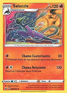 Salazzle (28/202) - Carta Avulsa Pokemon