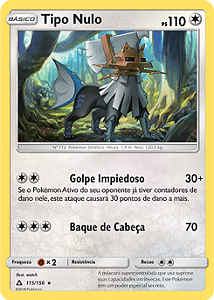 Tipo Nulo / Type: Null (115/156) - Carta Avulsa Pokemon