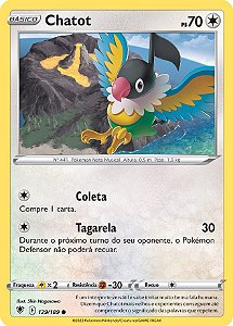 Chatot (129/189) - Carta Avulsa Pokemon