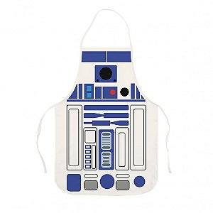 Avental Infantil 28x41cm - R2D2 Star Wars