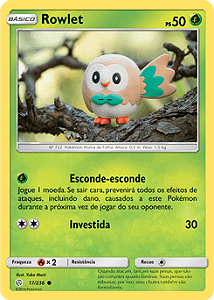 Rowlet (17/236) - Carta Avulsa Pokemon