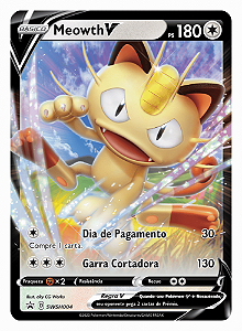Meowth-V (SWSH004) - Carta Avulsa Pokemon
