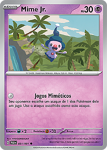 Mime Jr. (031/091) - Carta Avulsa Pokemon