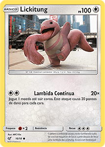 Lickitung (16/18) FOIL - Carta Avulsa Pokemon