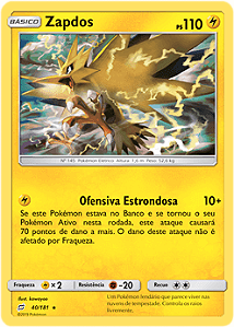 Carta Pokémon Zapdos da Equipe Rocket (07/25)