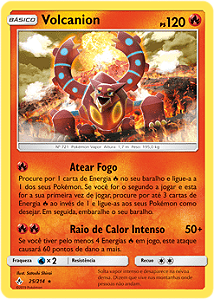 Volcanion (25/214) FOIL - Carta Avulsa Pokemon