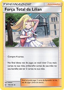 Força Total da Lílian / Lillie\'s Full Force (196/236) REV FOIL - Carta Avulsa Pokemon