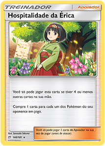 Hospitalidade da Érica / Erika\'s Hospitality (140/181) - Carta Avulsa Pokemon