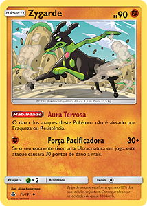 Zygarde (71/131) - Carta Avulsa Pokemon