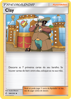 Clay (188/236) - Carta Avulsa Pokemon