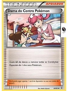 Dama do Centro Pokémon / Pokémon Center Lady (68/83) - Carta Avulsa Pokemon