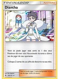 Diantha (105/131) FOIL - Carta Avulsa Pokemon
