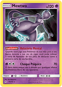 Mewtwo (75/214) - Carta Avulsa Pokemon