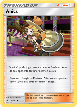 Anita / Nita (151/181) - Carta Avulsa Pokemon