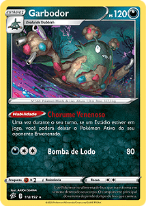 Garbodor (118/192) - Carta Avulsa Pokemon