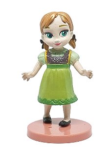 Anna - Miniatura Colecionável Disney Animators 8cm