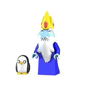 Rei Gelado e Gunter - Hora de Aventura - Minifigura De Montar CN