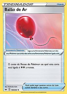 Balão de Ar / Air Balloon (156/202) - Carta Pokemon Avulsa