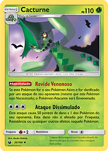 Cacturne (20/168) - Carta Avulsa Pokemon