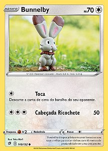 Bunnelby (146/192) REV FOIL - Carta Avulsa Pokemon