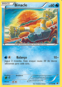 Binacle (22/124) - Carta Avulsa Pokemon