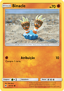 Binacle (66/131) - Carta Avulsa Pokemon