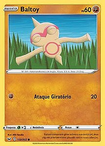 Baltoy (102/202) REV FOIL - Carta Avulsa Pokemon